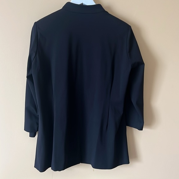 MING WANG Elegant Black Studded Women's Jacket. One hook closure. Large. - Picture 2 of 8